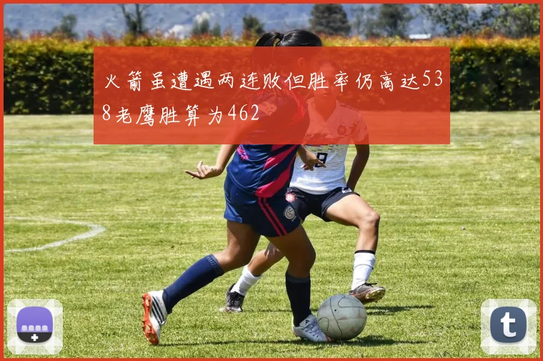 火箭虽遭遇两连败但胜率仍高达538老鹰胜算为462